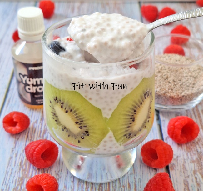 Chia Pudding Crema Semi di Chia e Cocco con Frutta