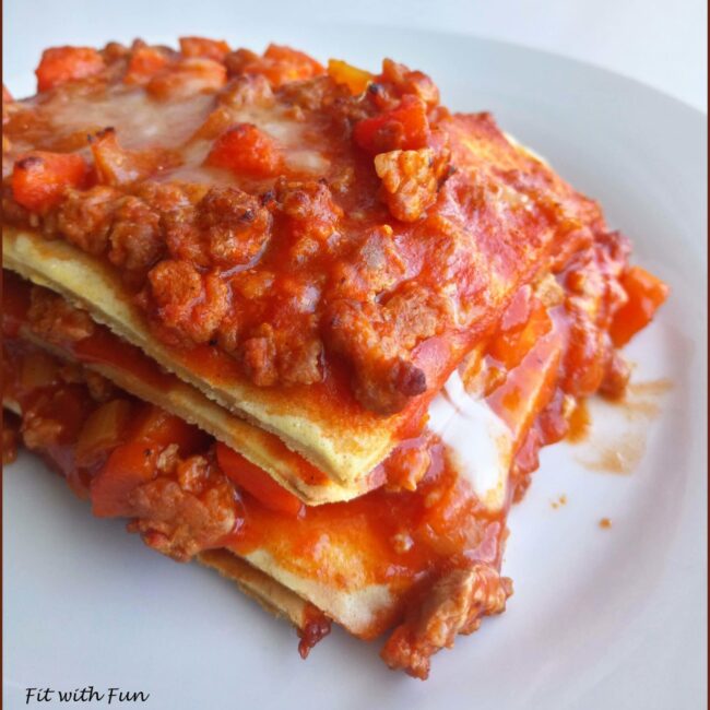 Lasagna Fit Low Carb Proteica e Gluten Free