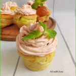 Muffin Polenta e Zucchine con Mousse di Salmone