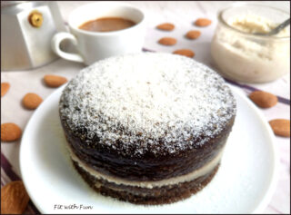 Mini Torta al Caffè con Crema alla Mandorla