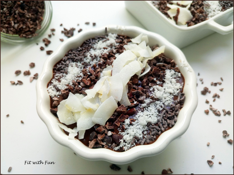 Porridge Latte di Cocco Cioccolato e Caffè