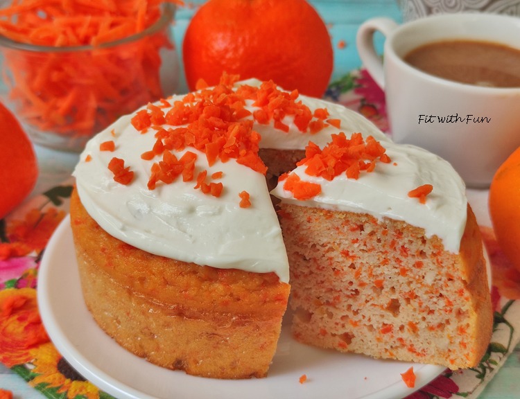 Torta Carote e Mandarino Senza Glutine Proteica