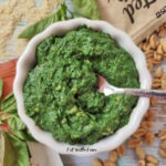 Pesto Spinaci Basilico e Arachidi Vegan e Senza Glutine