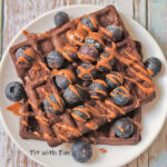 Waffle al Cacao 4 Ingredienti Proteici Low Carb Senza Glutine