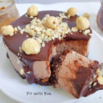 Cheesecake Budino Nocciole e Cioccolato Proteica e Senza Zucchero