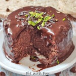 Mini Torta Proteica al Cioccolato Senza Cottura Glutine Lattosio