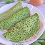 Crepes agli spinaci light e proteiche da 50 calorie